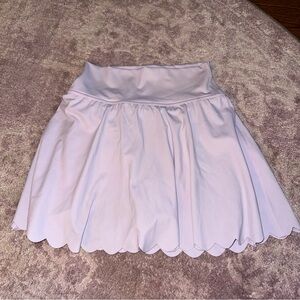 Offline by Aerie Women’s XS Lilac Lavender Light Purple Scalloped Skort Skirt